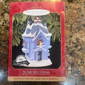 Hallmark Keepsake The Night Before Christmas House Ornament